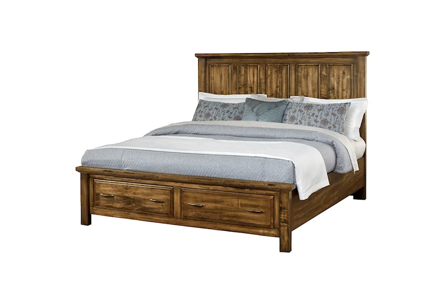 Maple Road Queen Mansion Storage Bed by Artisan & Post at Esprit Decor Home Furnishings